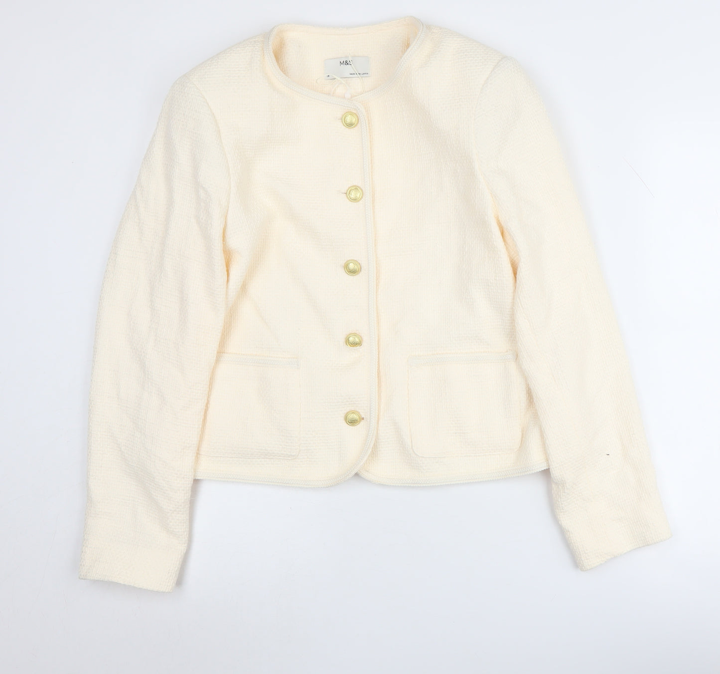 Marks and Spencer Women’s Ivory Blazer Size 14