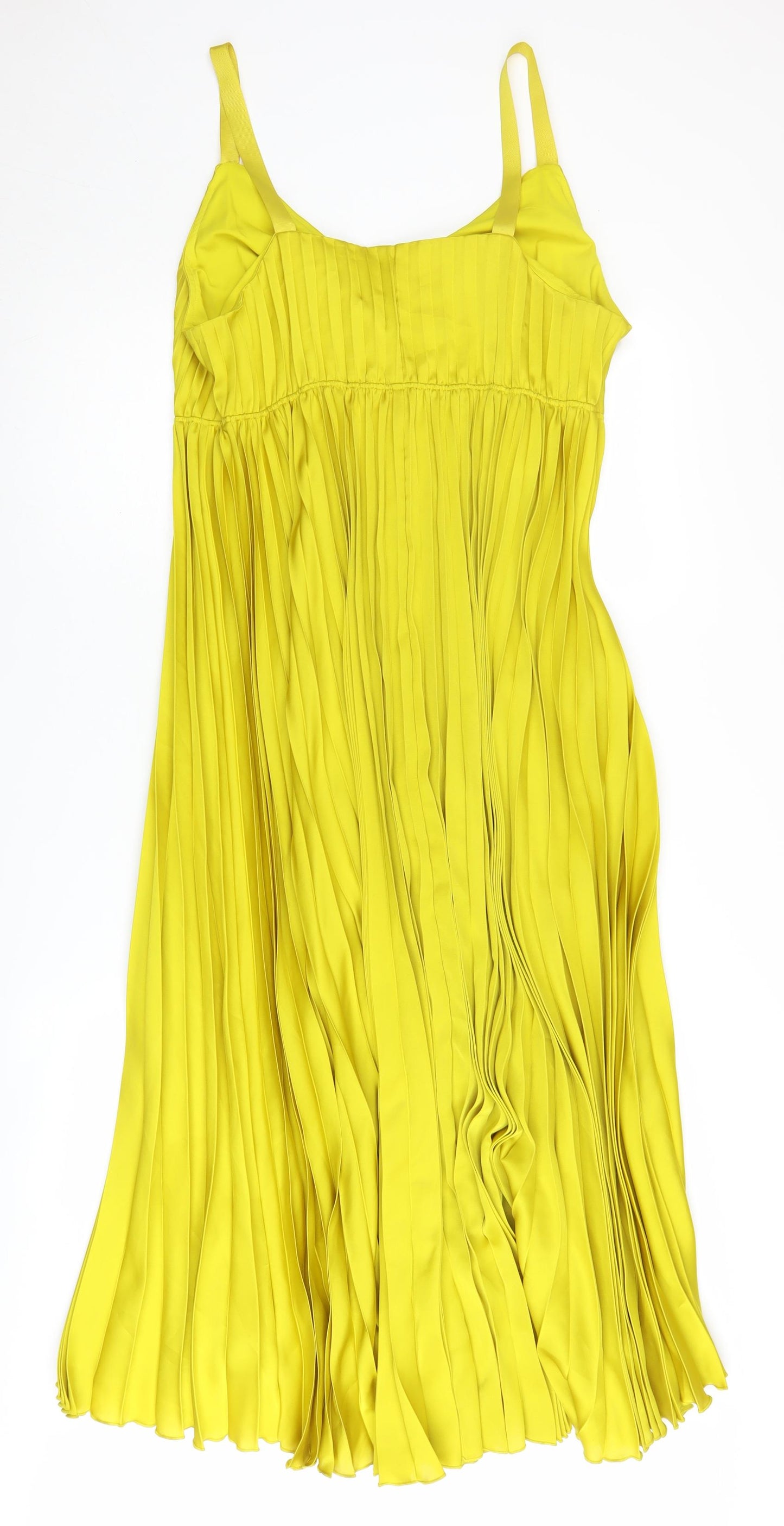 Marks and Spencer Yellow Slip Dress - Women's Size 14
