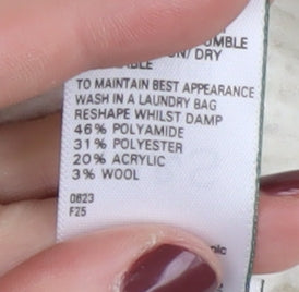 Marks and Spencer Women's Ivory Roll Neck Jumper, Size M