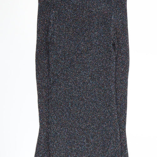 Marks and Spencer Women’s Multicoloured High Neck Jumper Size 8