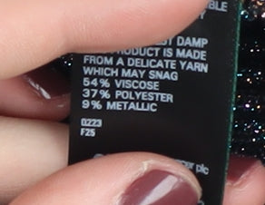 Marks and Spencer Women’s Multicoloured High Neck Jumper Size 8