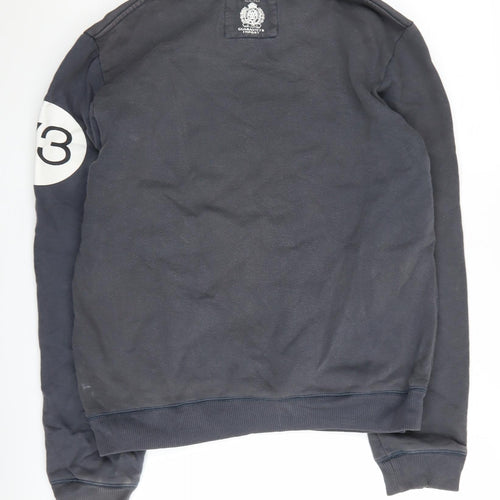 Pepe Jeans Men's Black S Pullover Sweatshirt Racing Print