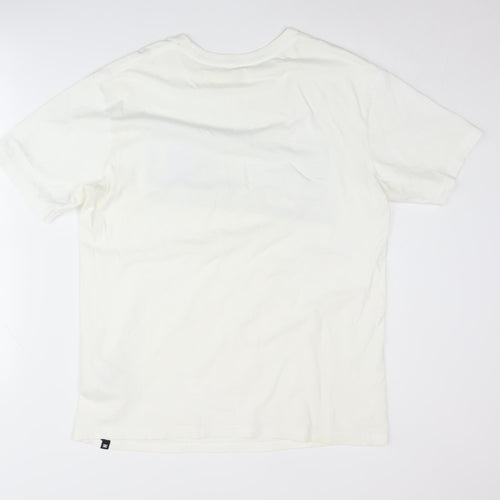 DC Shoes Men's White Graphic Print T-Shirt Size L