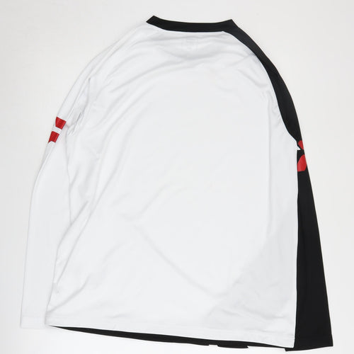 Patrick Men's White Football Jersey, Large