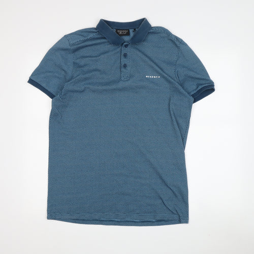 McKenzie Blue Men's Polo Shirt M - Stylish Casual Wear