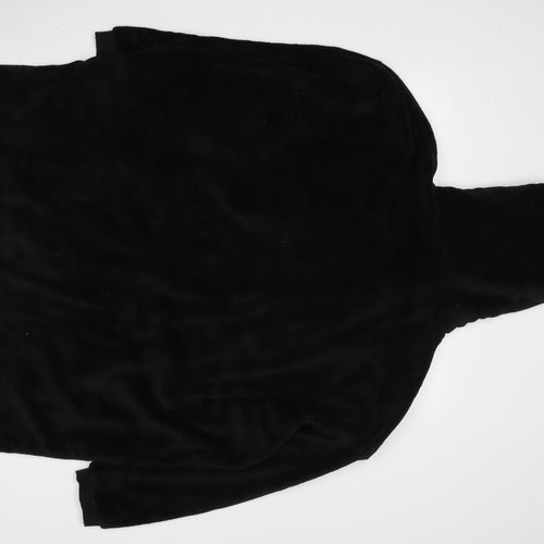Friends Unisex Black Fleece Hooded Robe - One Size