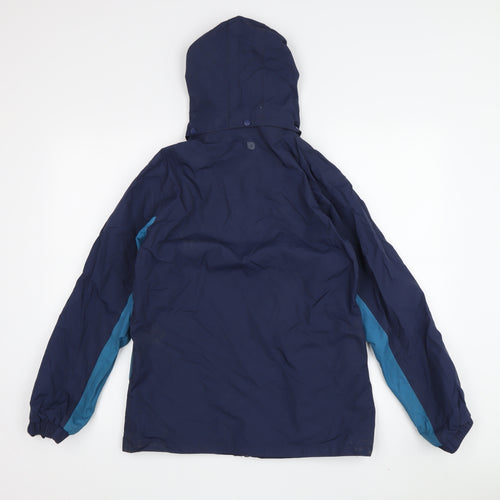 Mountain Warehouse Boys Blue Waterproof Rain Coat 13 Years