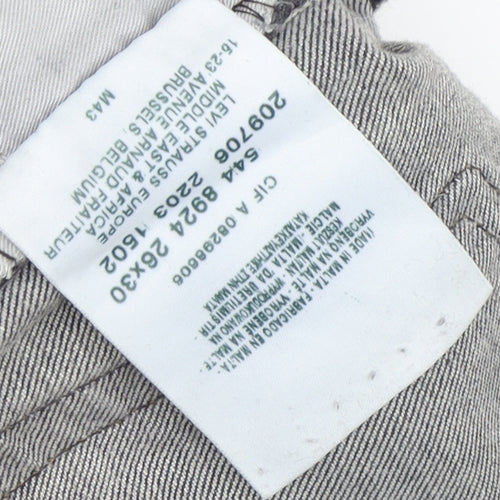 Levi's Women's Grey Flared Jeans Size 10 Medium Wash
