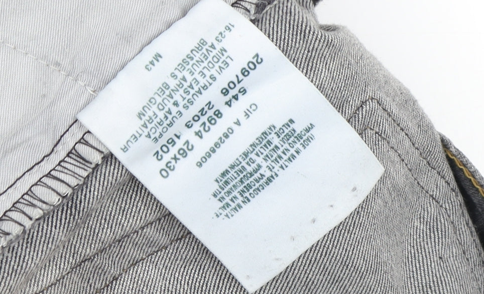 Levi's Women's Grey Flared Jeans Size 10 Medium Wash