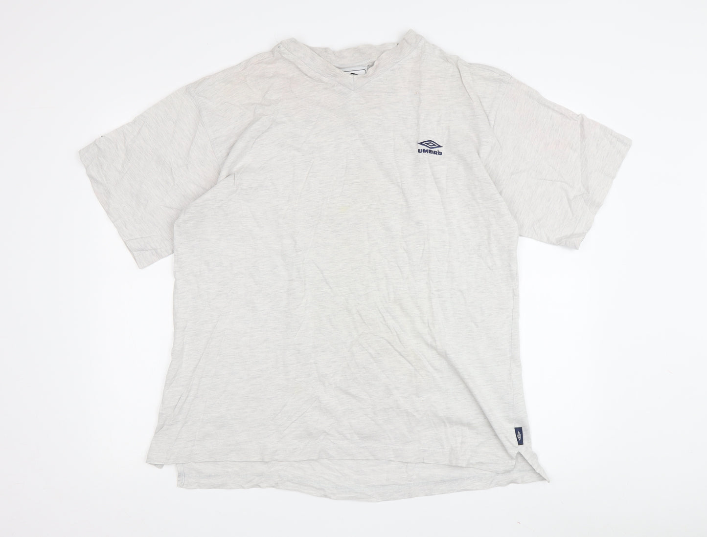 Umbro Men's Grey T-Shirt, Size L, Comfort Fit