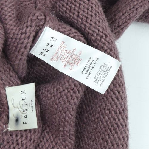 Eastex Women's Purple Wool Blend Cardigan Size 18