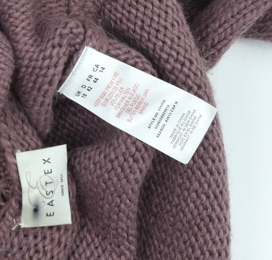 Eastex Women's Purple Wool Blend Cardigan Size 18