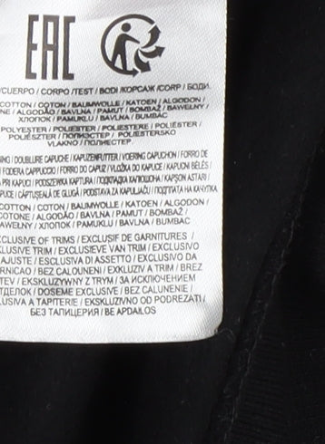 Tokyo Laundry Men's Black XL Full Zip Hoodie