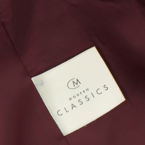 Modern Classics Women's Red Blazer Jacket Size 10