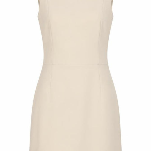 MNG Women's Beige Sheath Dress XS Knee Length