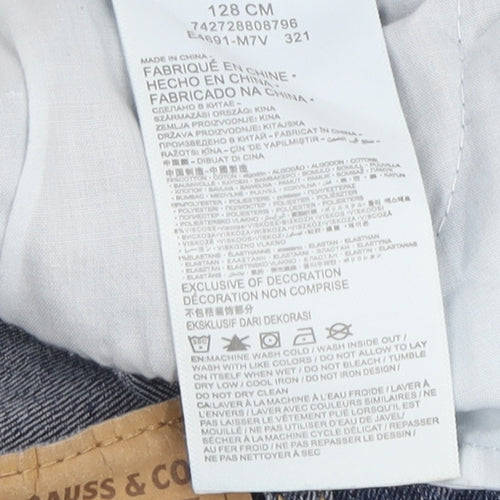 Levi's Girls Blue Skinny High Rise Jeans (8 Years)