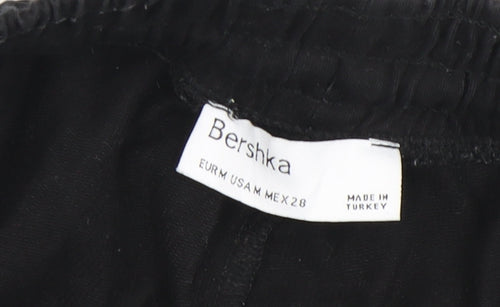 Bershka Men's Black Jogger Trousers Size M