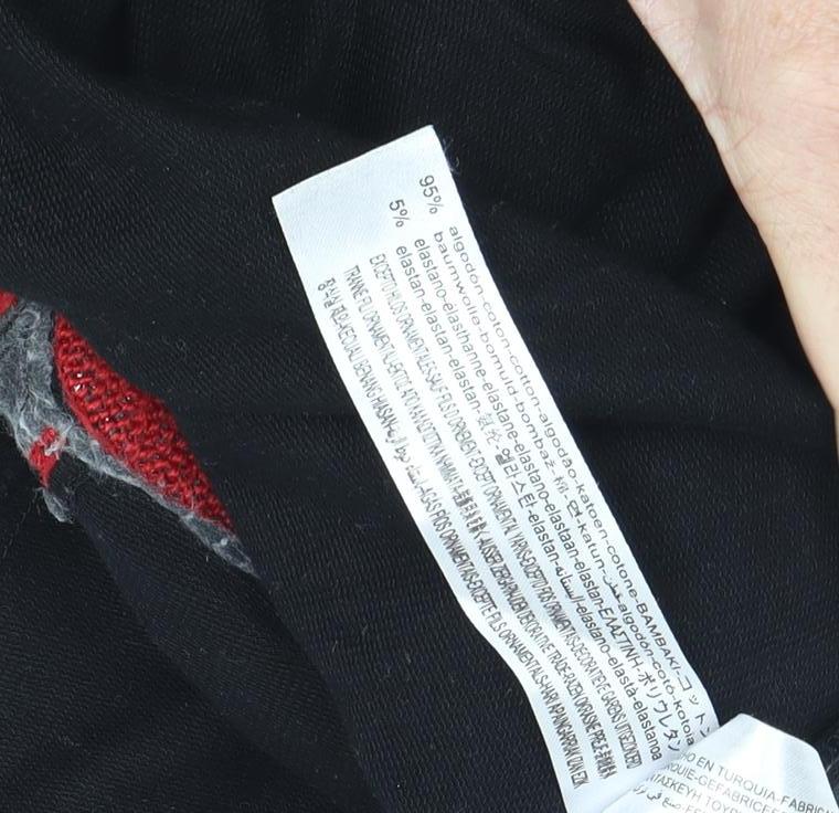 Bershka Men's Black Jogger Trousers Size M