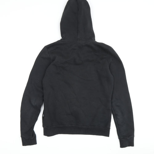 Puma Black Pullover Hoodie for Unisex Kids - Size 6
