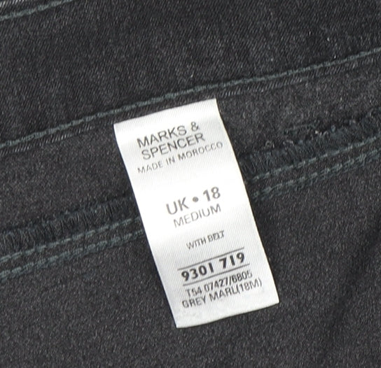 Marks and Spencer Women’s Grey Jeans Size 18