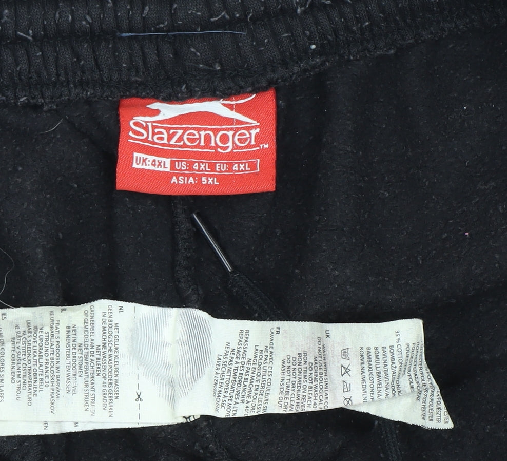 Slazenger Men's Black Jogger Trousers 4XL