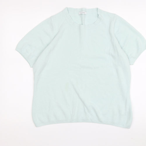 Marks and Spencer Women's Green Acrylic Jumper - Size 16