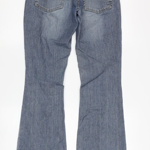Levi Strauss Women's Blue Flared Jeans Size 8