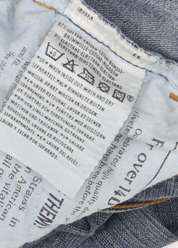 Levi Strauss Women's Blue Flared Jeans Size 8