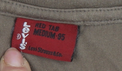 Levi's Men's Brown Motorcycle Graphic T-Shirt M