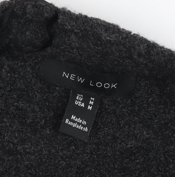 New Look Women's Black Pullover Jumper - Medium Size