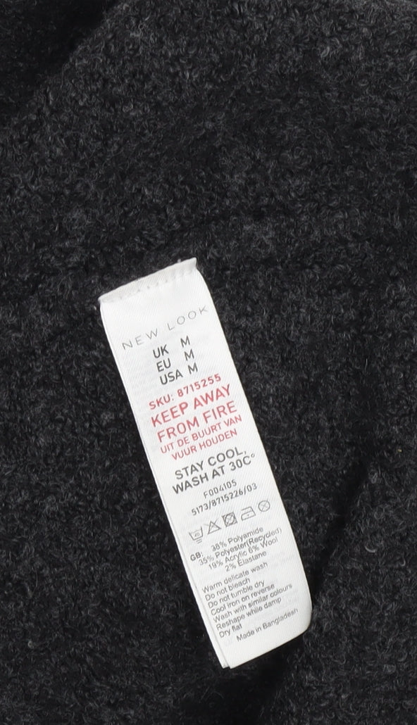 New Look Women's Black Pullover Jumper - Medium Size