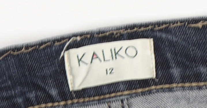 Kaliko Women's Blue Straight Jeans Size 12