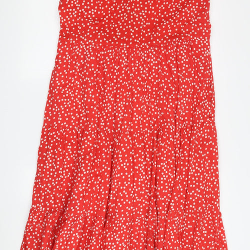 Joules Women's Red Polka Dot Shirt Dress Size 12