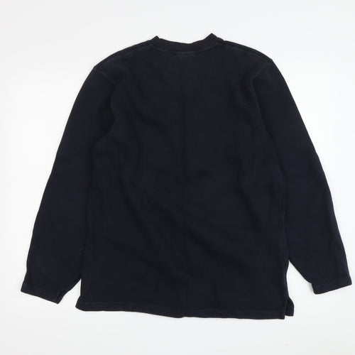 Next Men's Black V-Neck Sweatshirt M Pullover