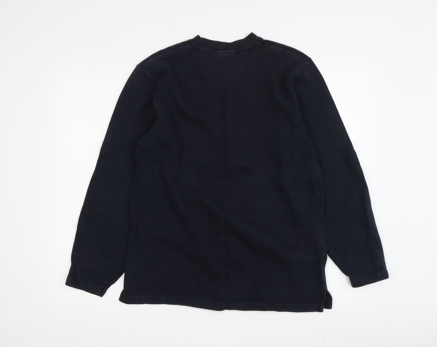 Next Men's Black V-Neck Sweatshirt M Pullover