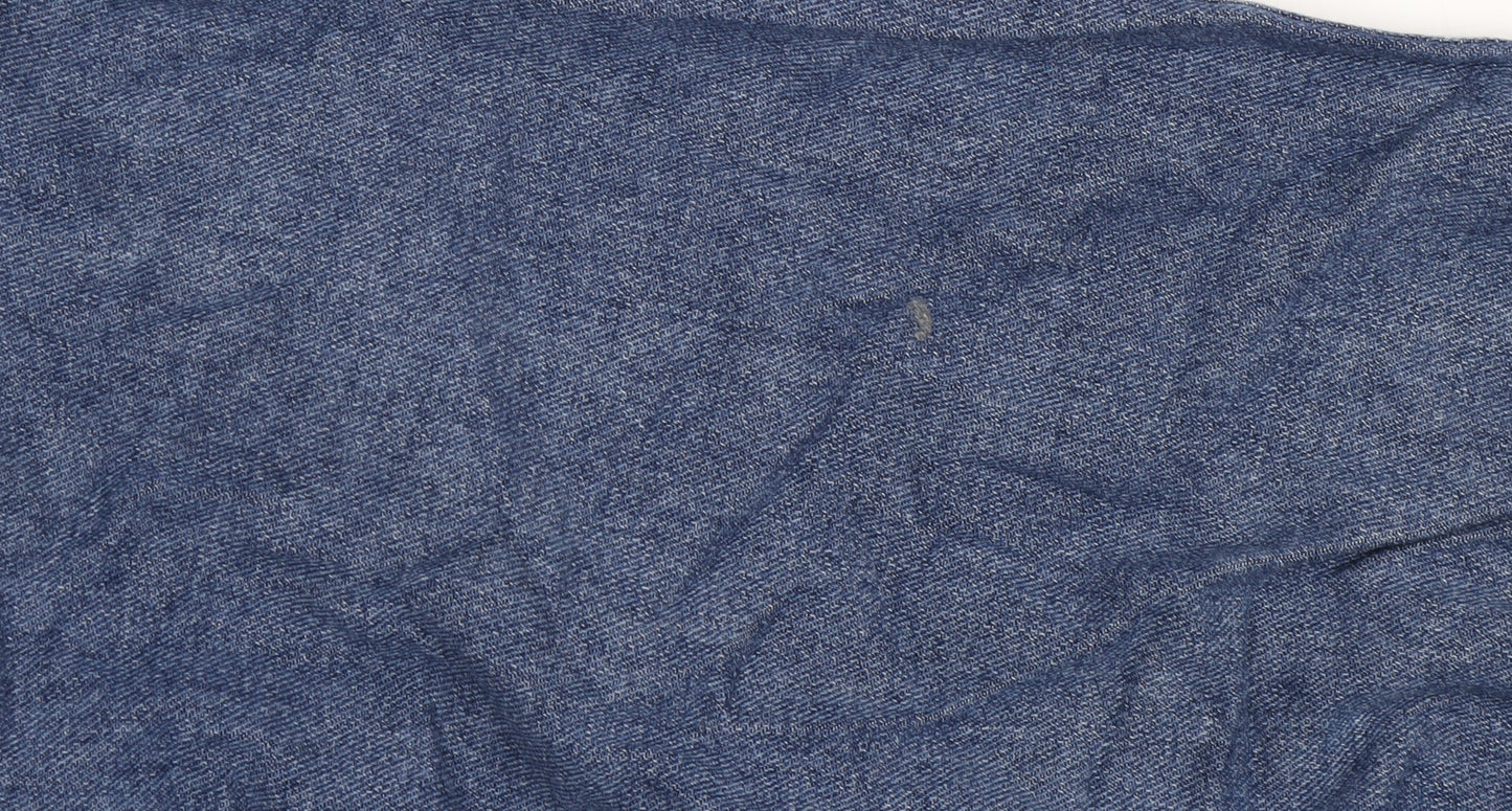 Bershka Women's Blue Tapered Jeans, Size M