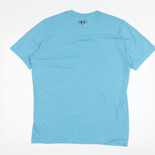 Under Armour Men's Blue Crew Neck T-Shirt M