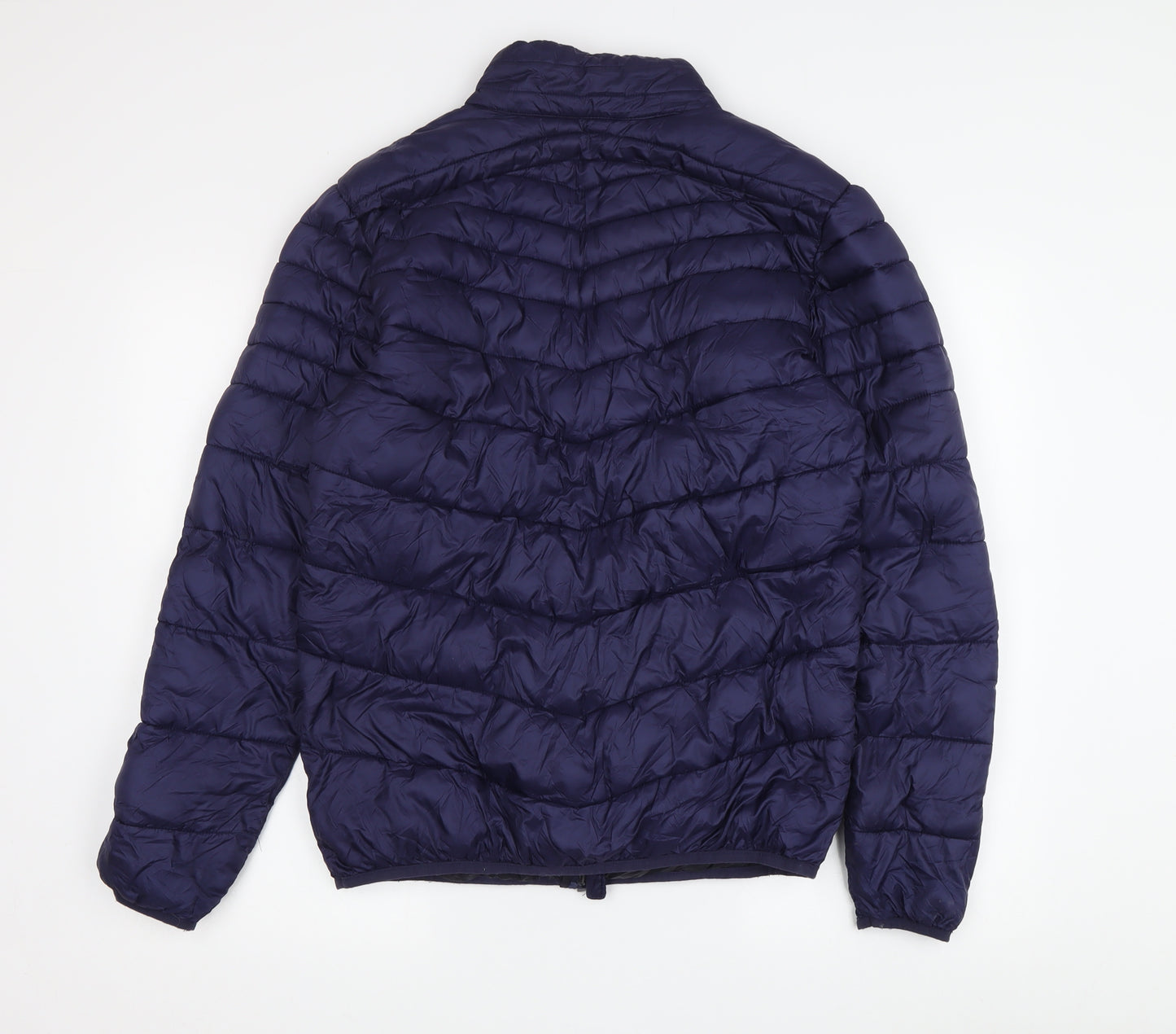 River Island Women's Blue Puffer Jacket S