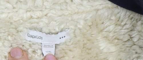 GAP Boys Blue Full Zip Hoodie XL Winter Warm