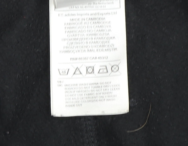 Adidas Men's Black Joggers Size L for Gym & Training