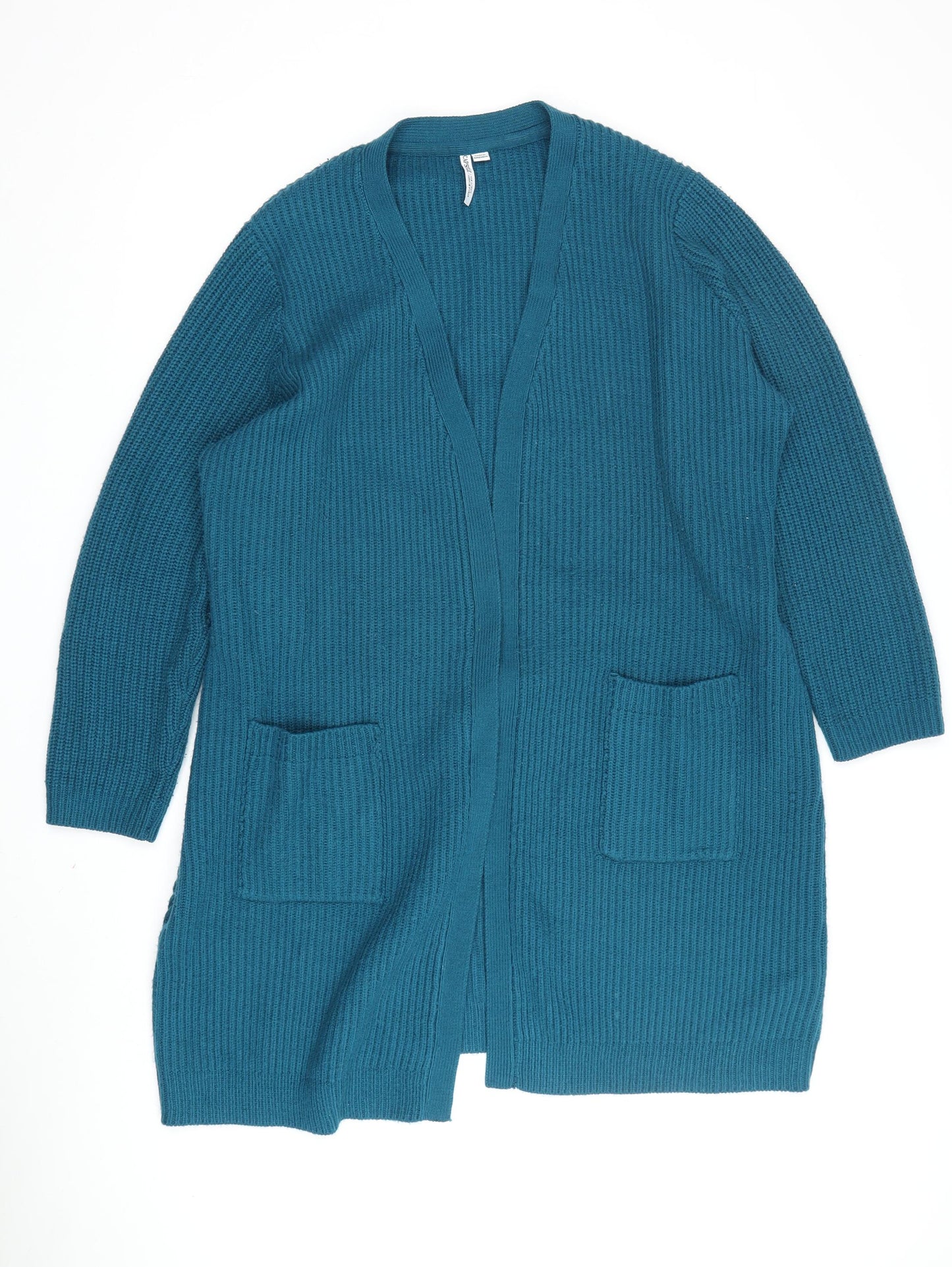 Capsule Women's Blue Cardigan Size 24 Plus Knit