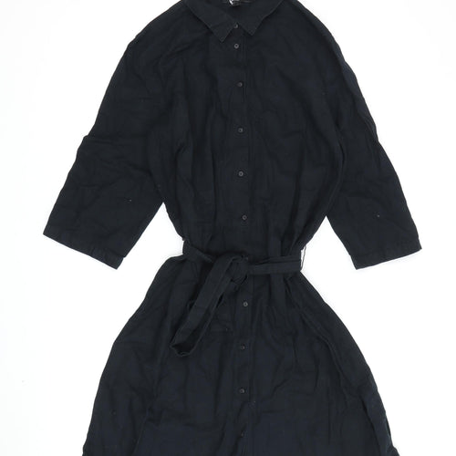 Esmara Women's Black Shirt Dress, Size 18, Casual with Belt