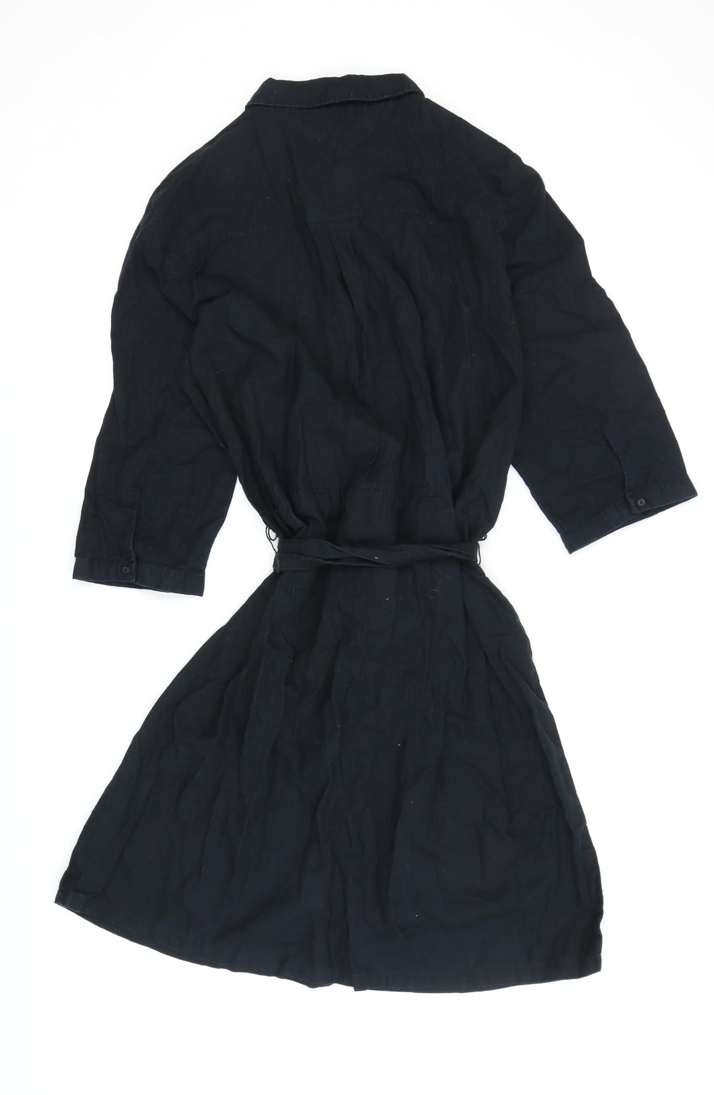 Esmara Women's Black Shirt Dress, Size 18, Casual with Belt