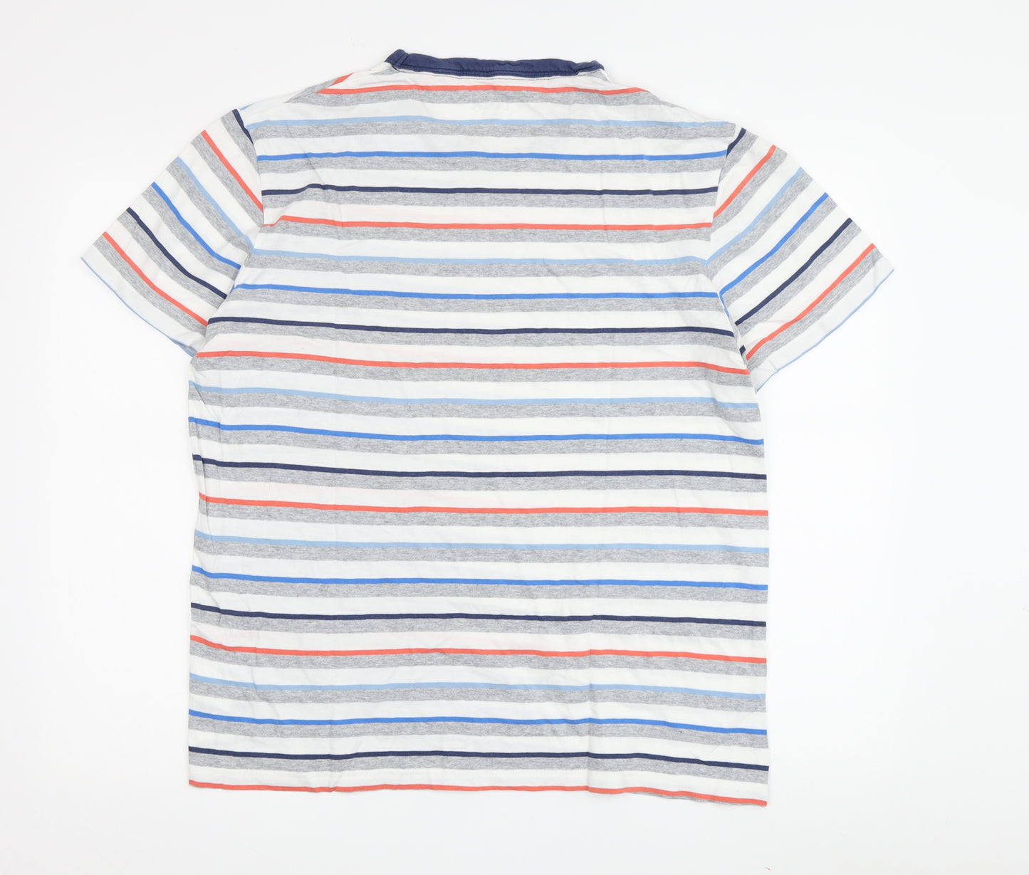 Boden Men's Multicoloured Striped T-Shirt M