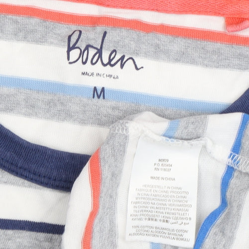 Boden Men's Multicoloured Striped T-Shirt M