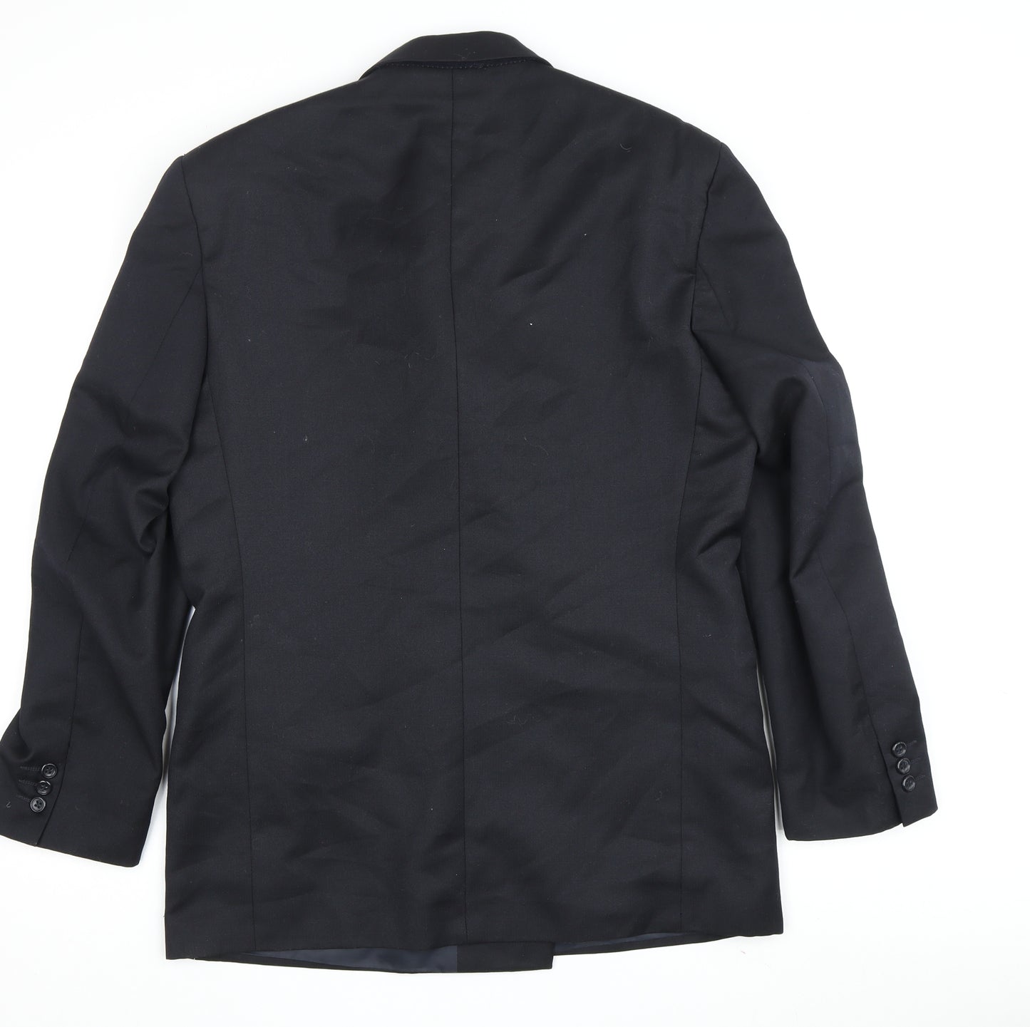 Burton Men's Black Double-Breasted Blazer 40R