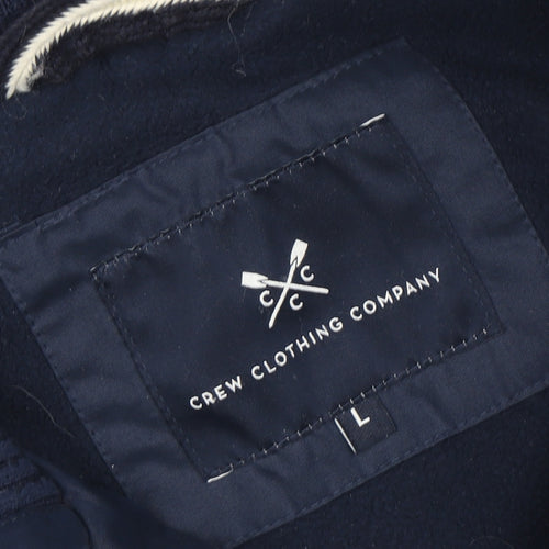 Crew Clothing Co Men's Blue L Basic Jacket