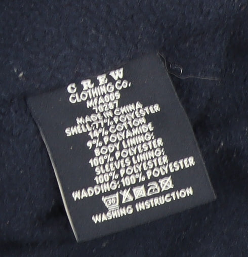 Crew Clothing Co Men's Blue L Basic Jacket