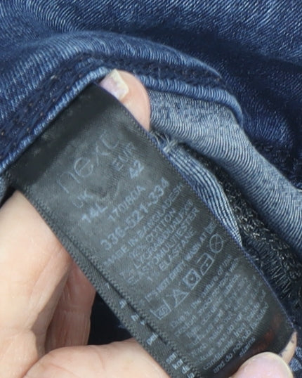 Next Women's Blue Slim Straight Jeans Size 14
