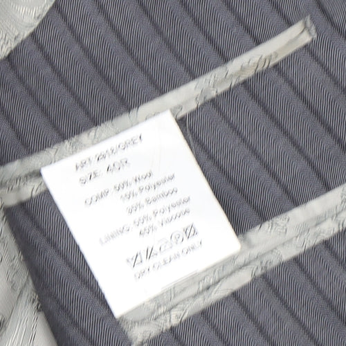 Steel & Jelly Men’s Grey Striped Blazer 40R